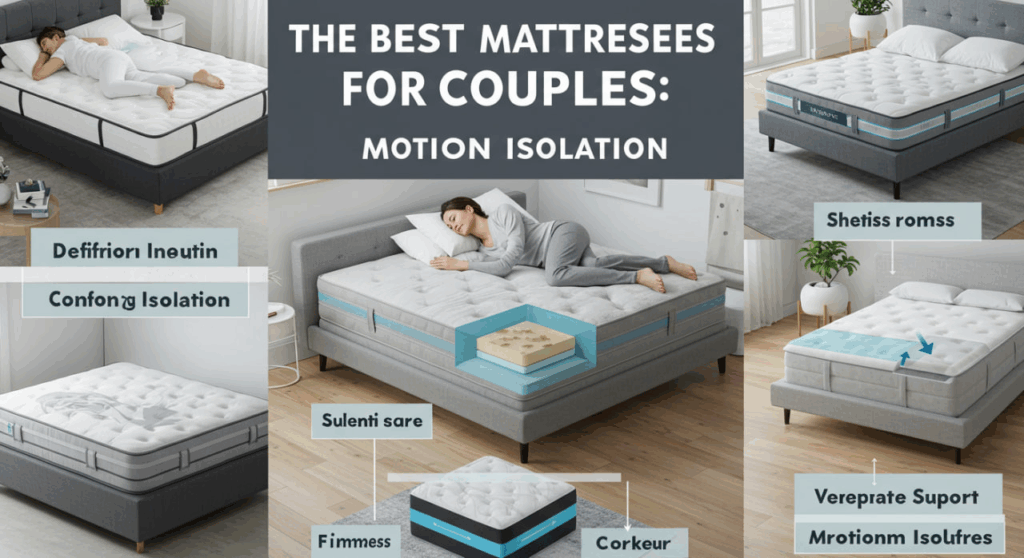 The Best Mattresses for Couples: Comfort and Motion Isolation The Best Mattresses for Couples: Comfort and Motion Isolation