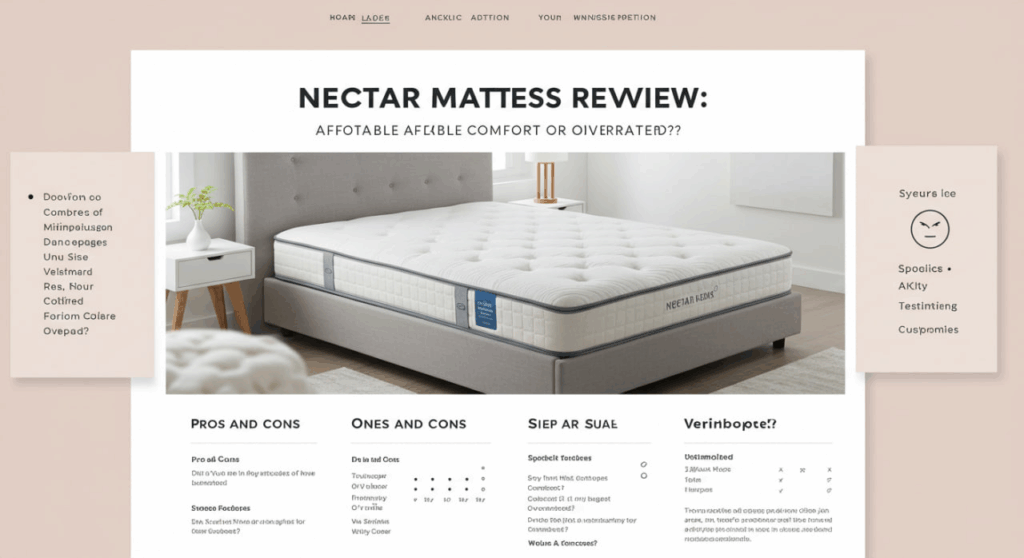 Nectar Mattress Review: Affordable Comfort or Overrated? Nectar Mattress Review: Affordable Comfort or Overrated?